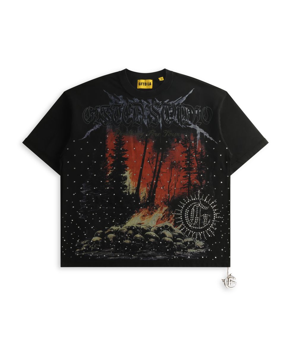 GFTD BY FIRE Black Tee