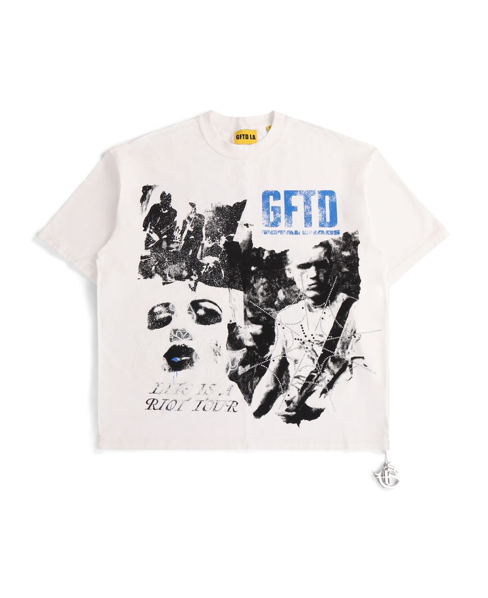 GFTD Riot Tour White Tee