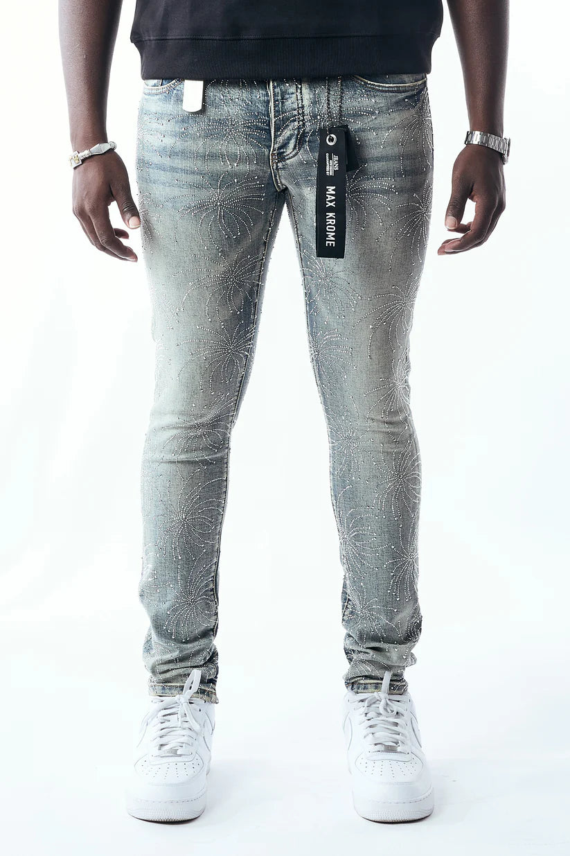 Max Khrome 3034 Medium Blue Skinny