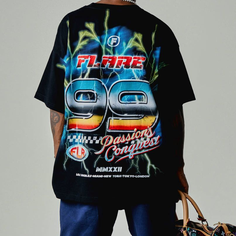 Flare Passions Conquest T Shirt Black