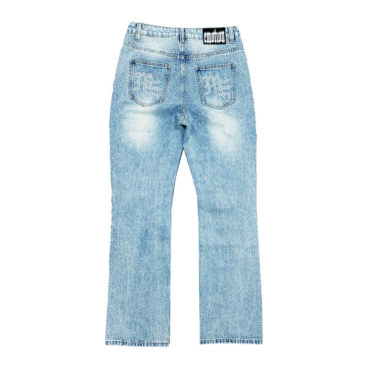 Mixed Emotions 'ME' Rhinestone Jeans
