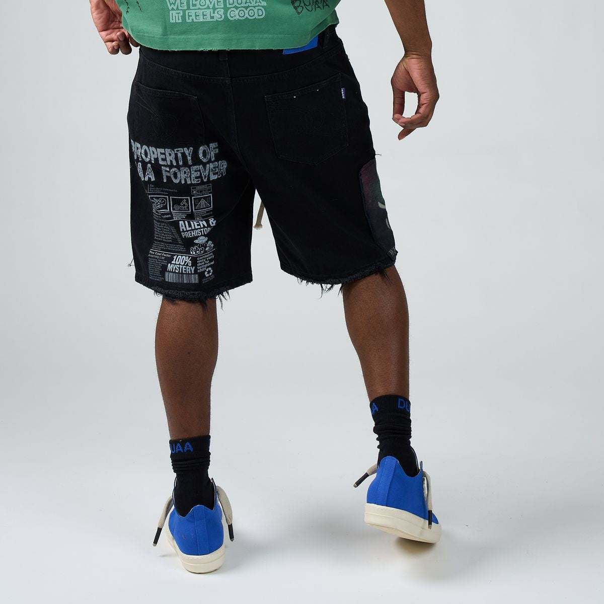 DUAA UFO BLACK SHORT