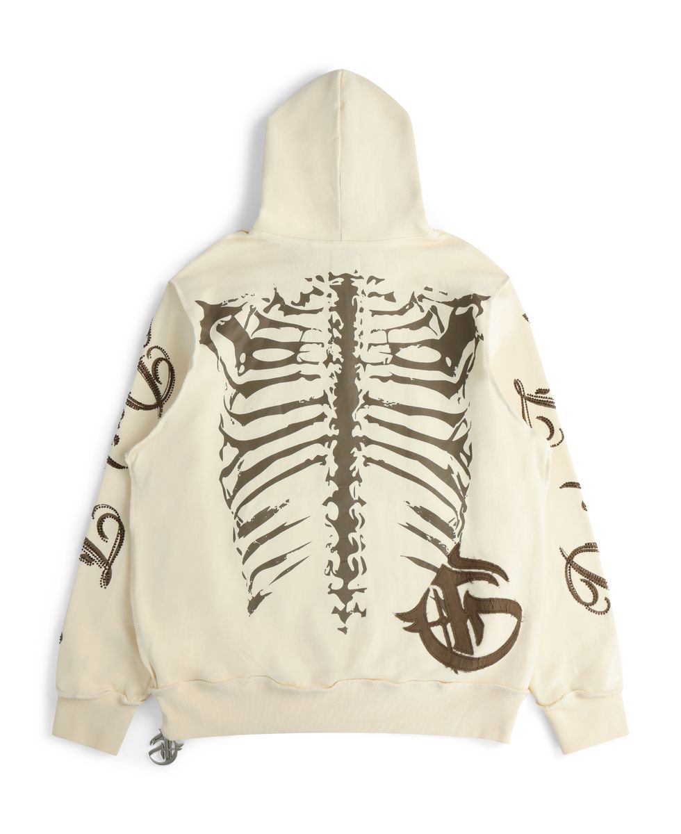 GFTD Dark Times Bone Hoodie