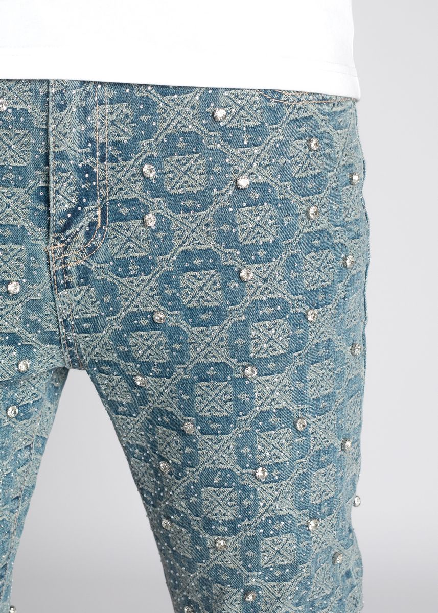 Guapi ‘Monogram Embellished Denim’