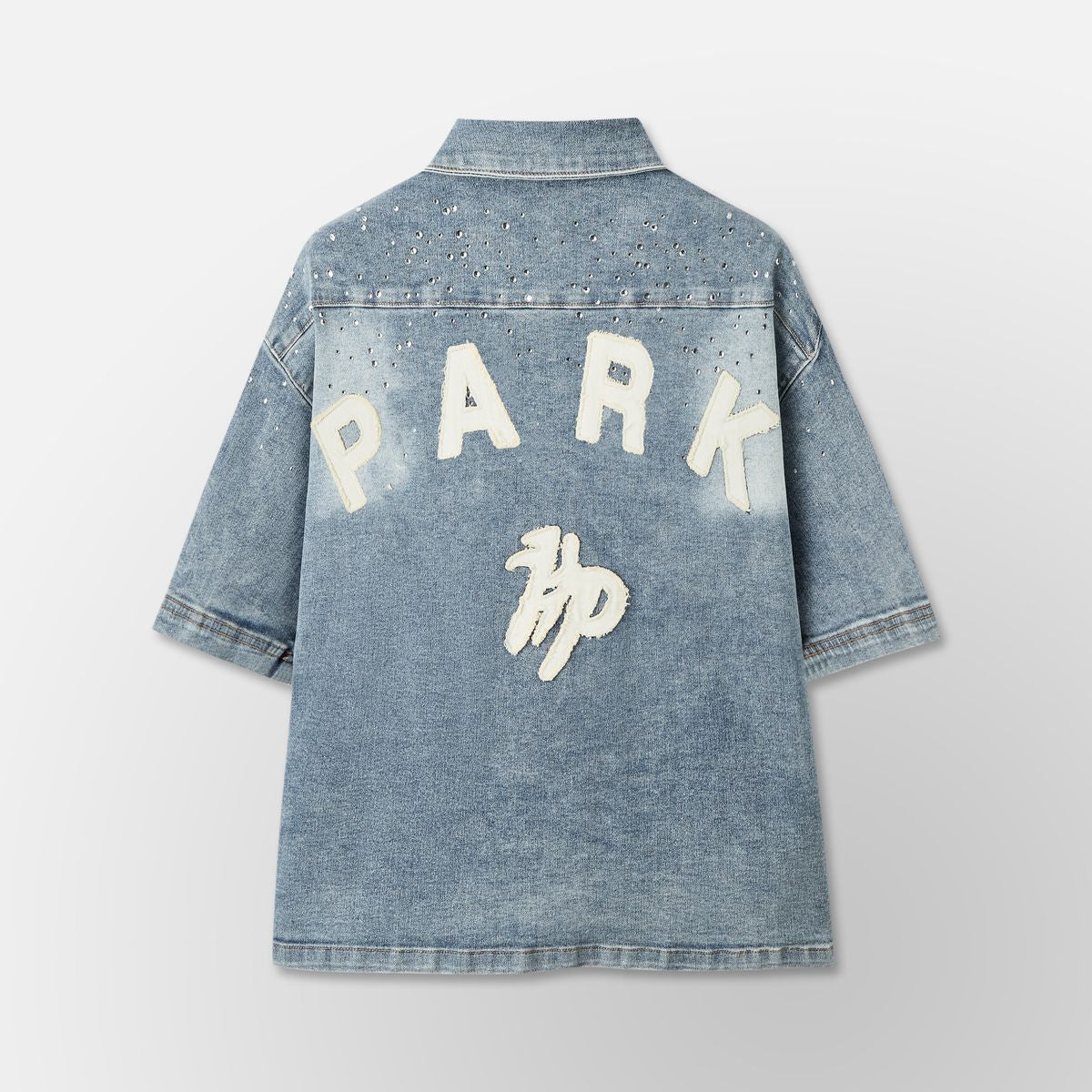Hyde Park ‘Studded Park Denim Work Shirt 2.0 - Blue’