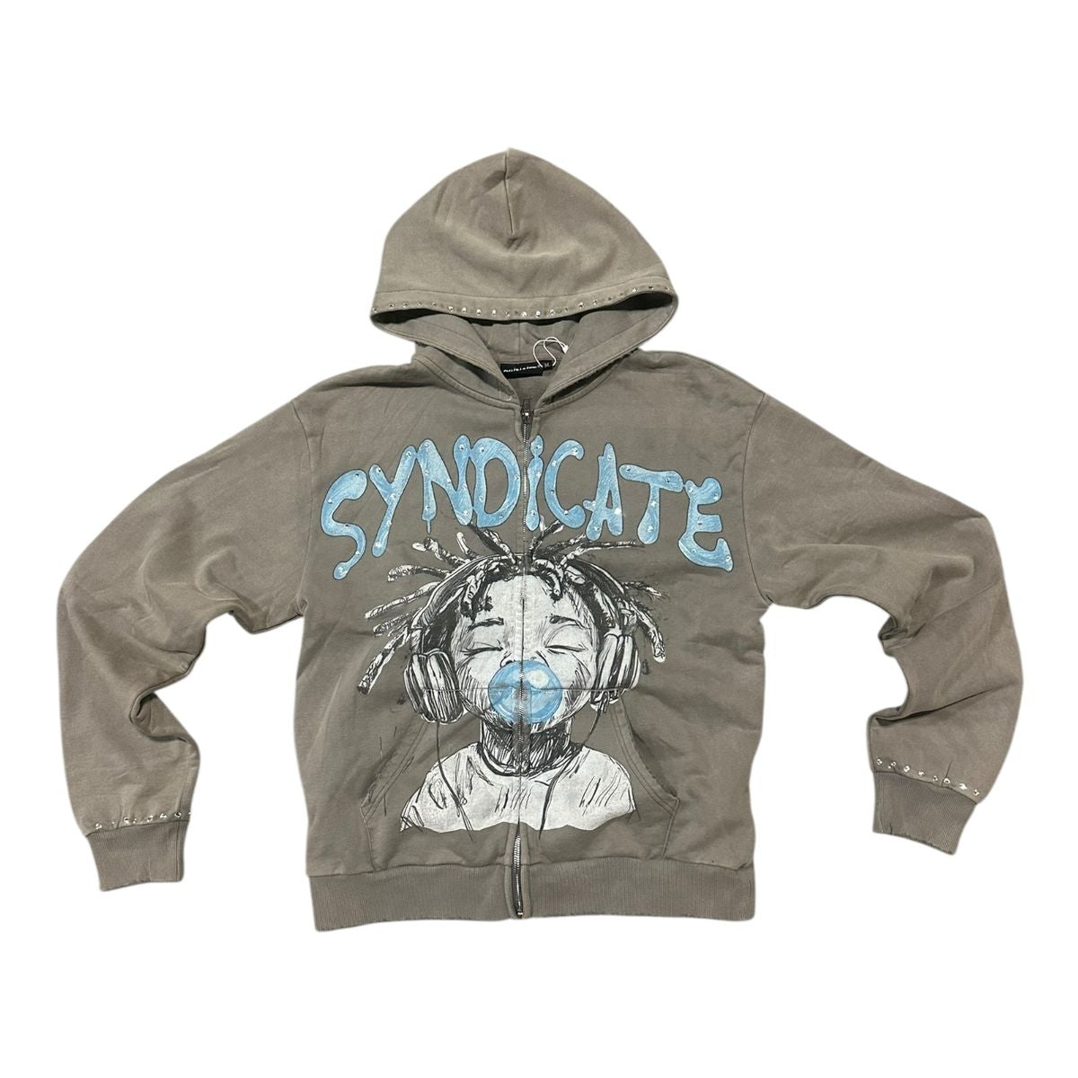 Syndicate "Youth" Hoodie Gry Wash