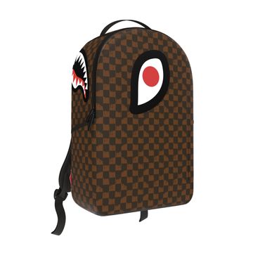 Sprayground ONE EYE BROWN CHECK Backpack (B7700)
