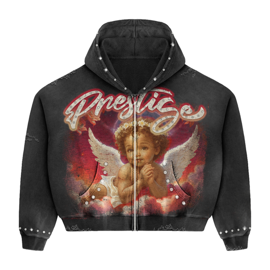 Prestige "Angel Hoodie" Black/Red