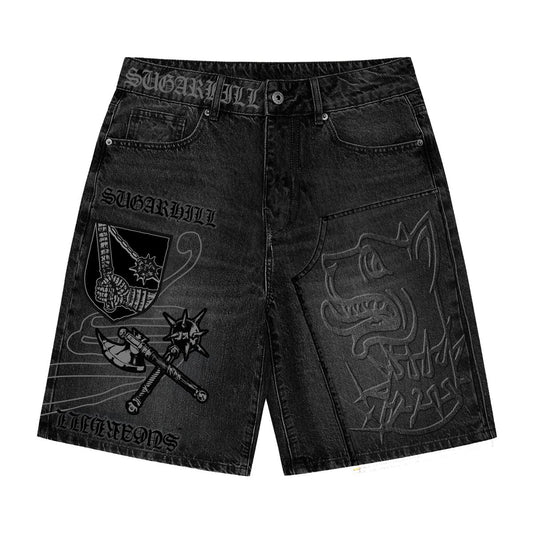 Sugarhill 'Prince' Embossed Jorts