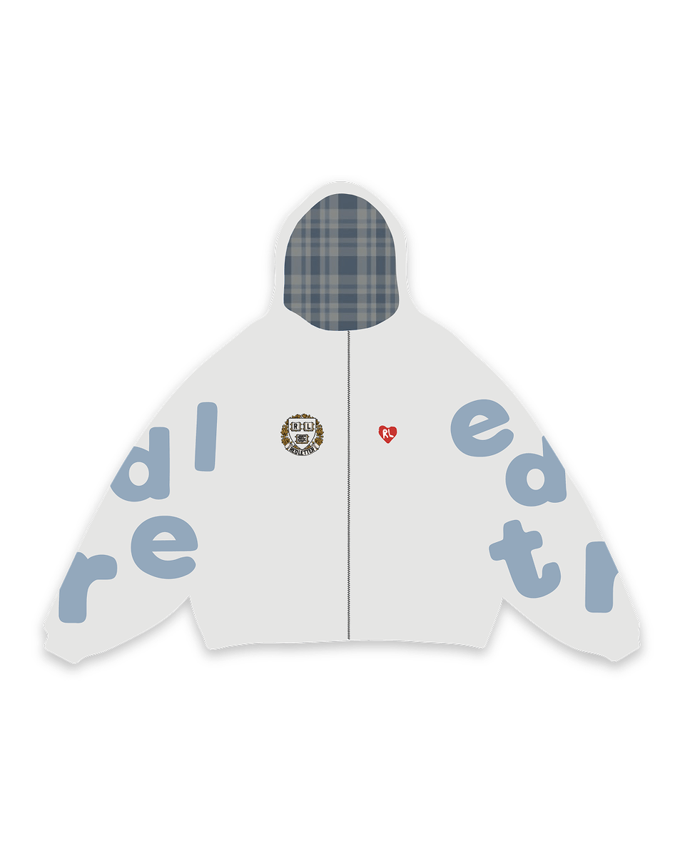 RED LETTERS Uni Scattered Zip Up - Heather