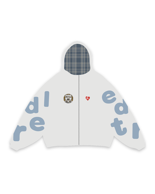 RED LETTERS Uni Scattered Zip Up - Heather