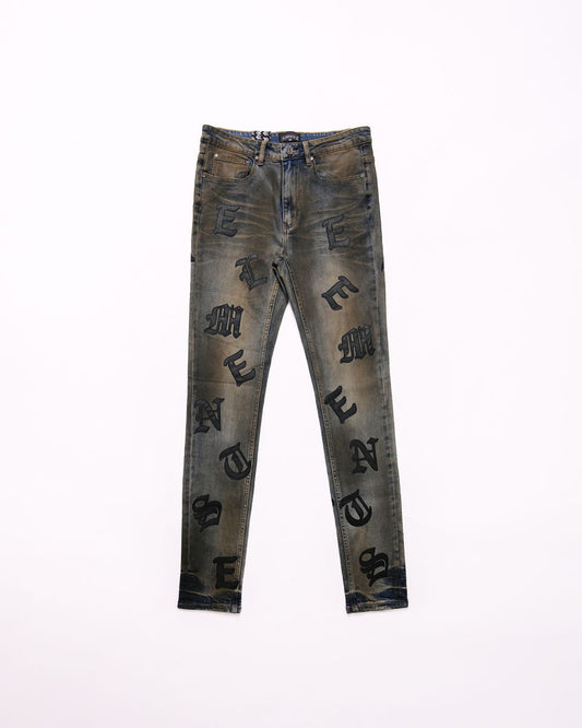 Elements Of Art "Scattered" Jeans