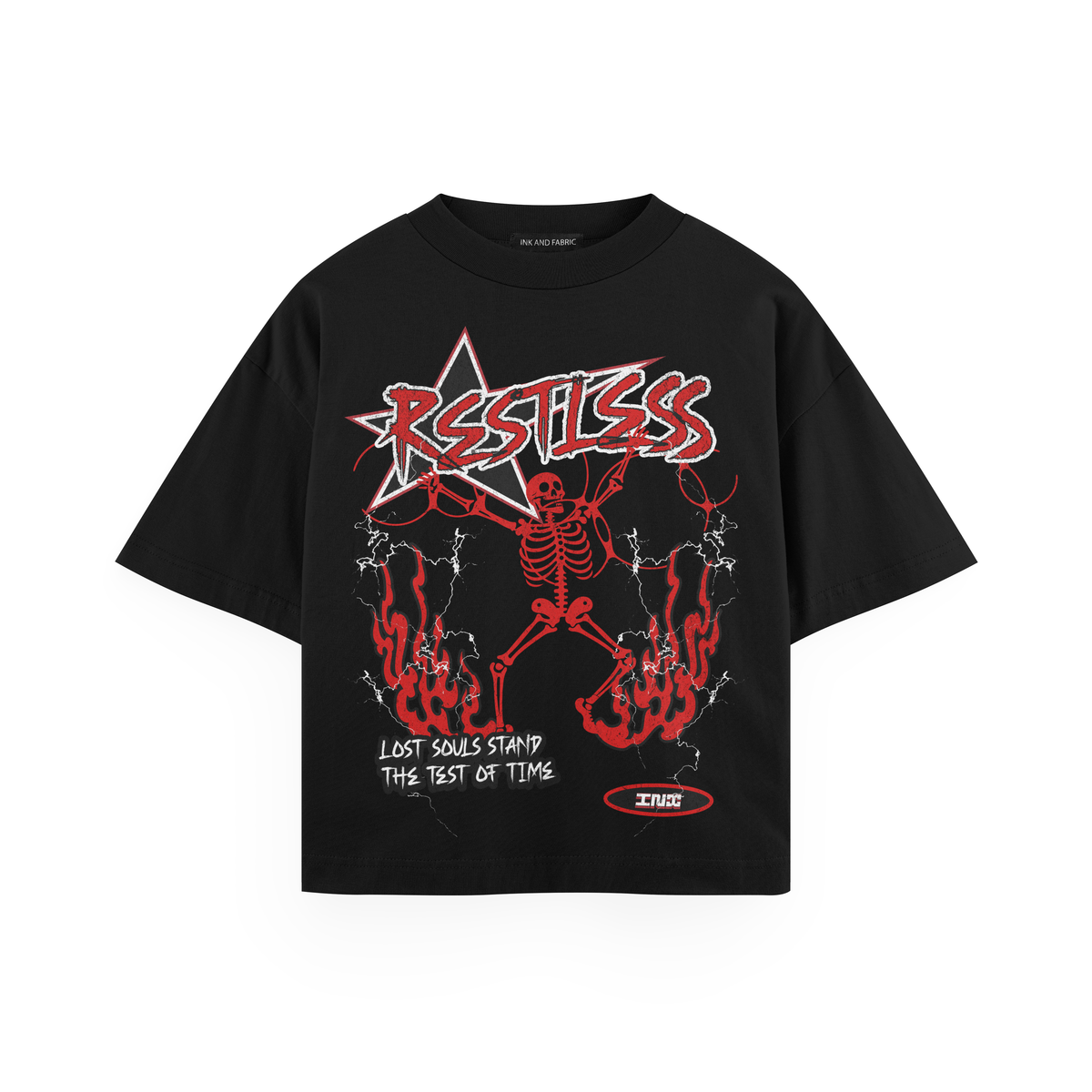 Ink & Fabric "Restless" Shirt Black