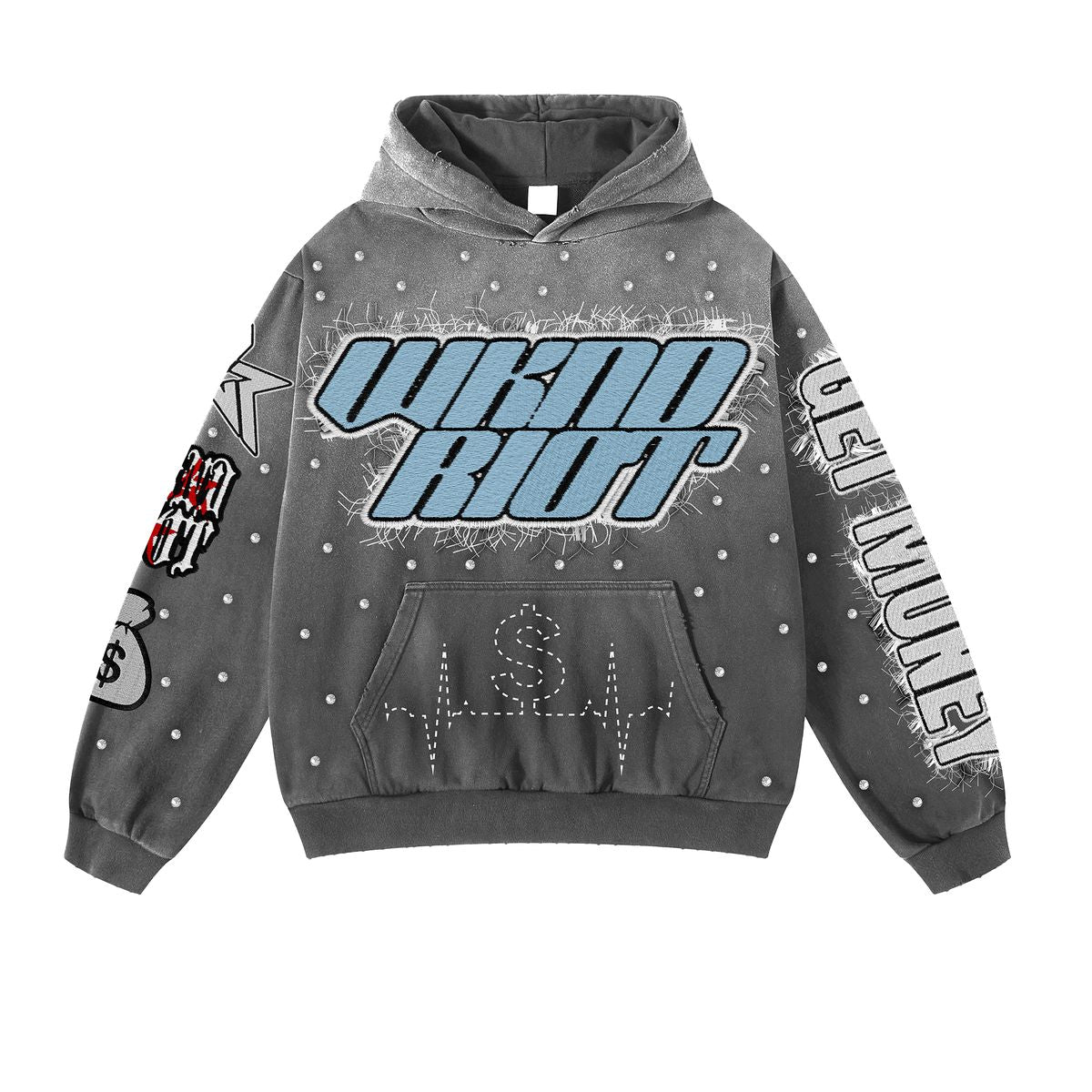 WKND RIOT Hustles Hard Hoodie
