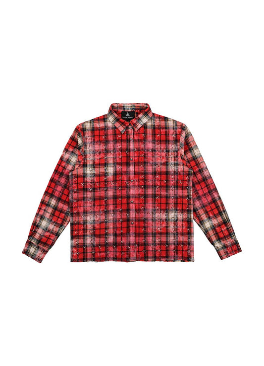 Paper Money RHINESTONE FLANNEL RED