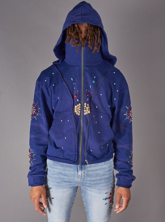 Politics Hoodie - Brae - Blue - 635