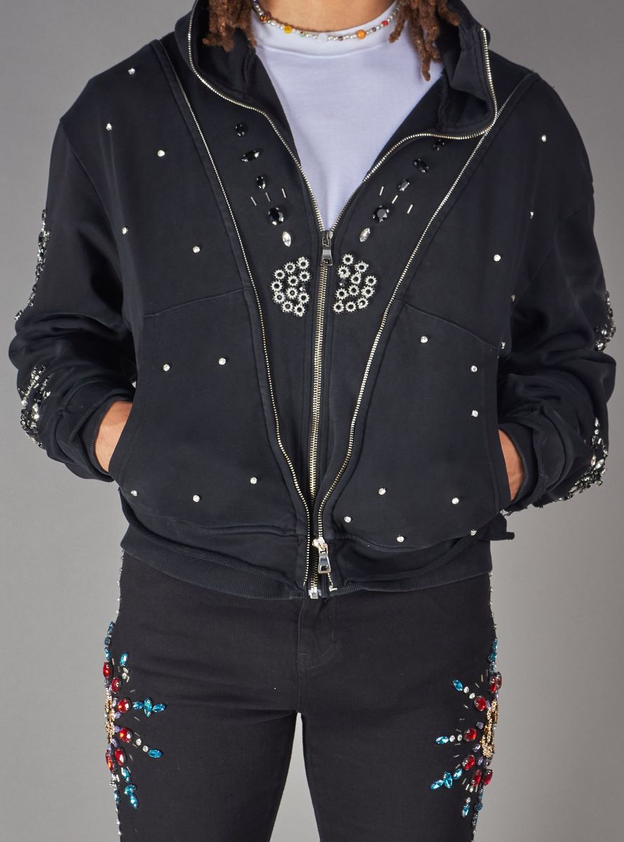 Politics Hoodie - Brae - Black - 234