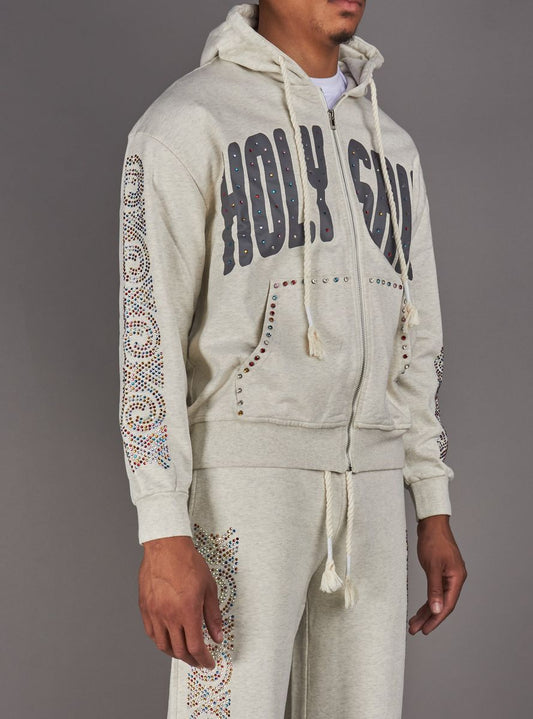 Politics Hoodie - Solis - Grey