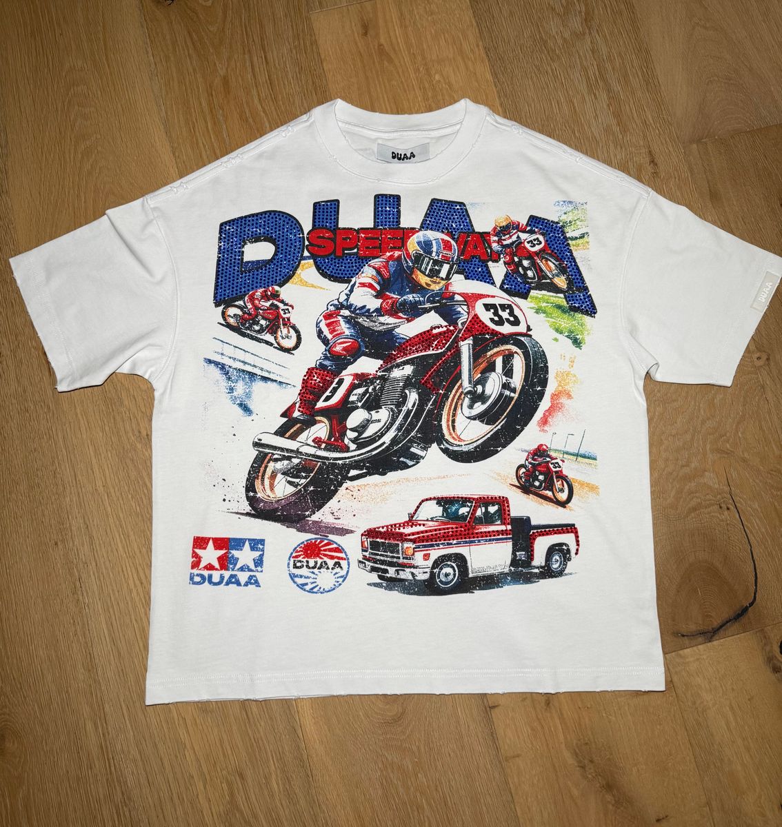 DUAA SPEED WHT TEE SHIRT