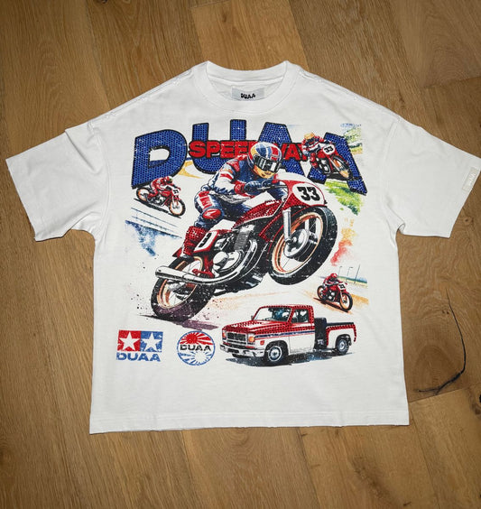 DUAA SPEED WHT TEE SHIRT