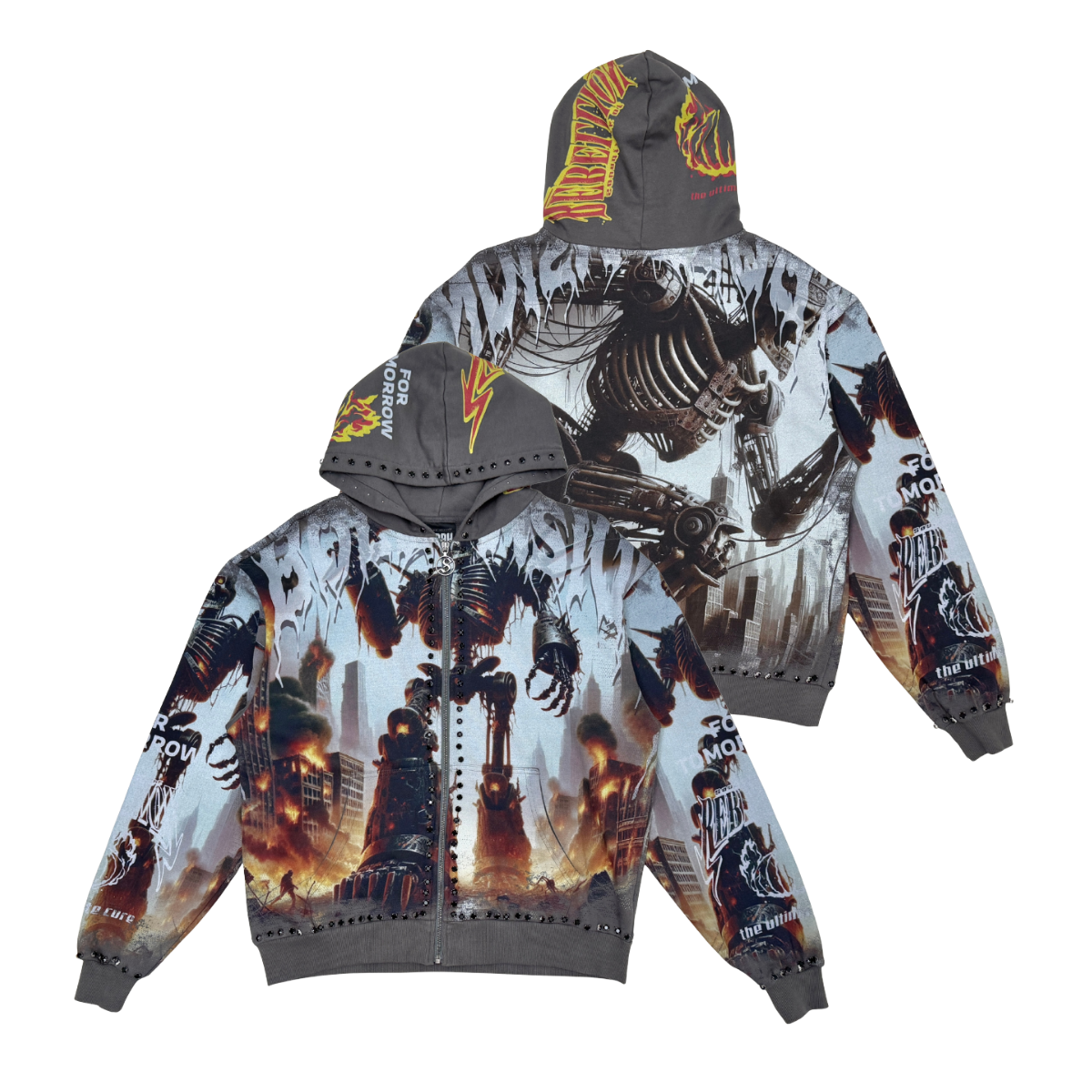 Stray Robot Zip Hoodie