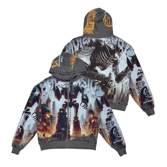 Stray Robot Zip Hoodie