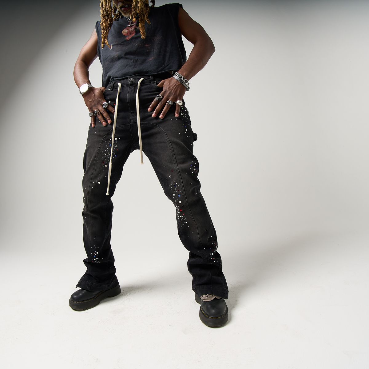 Duaa GUIDANCE BLACK DENIM