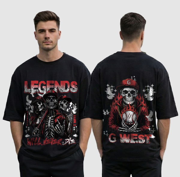 G West "I Love My Game" Black Tee
