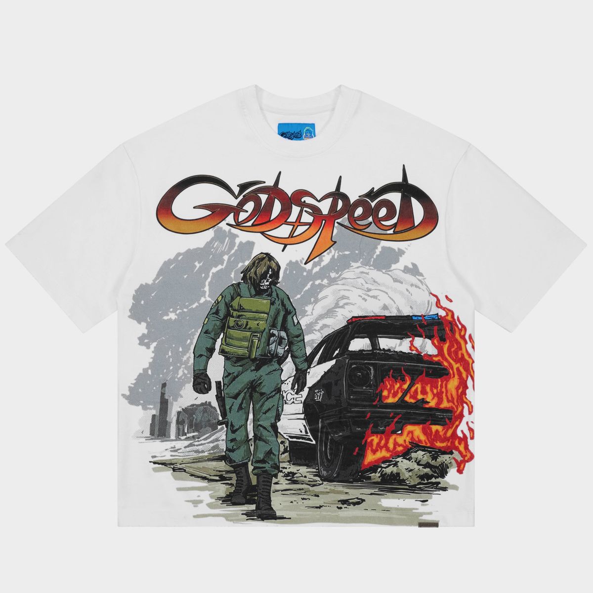 Godspeed Khaos Tee White