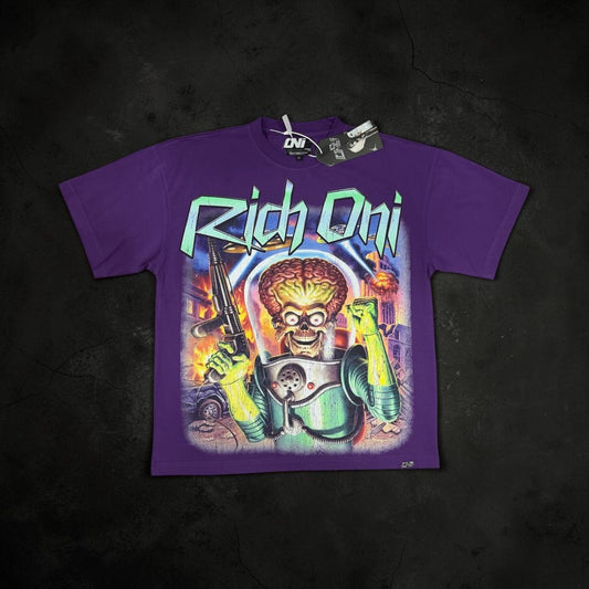 Richi Oni Psycho Brain Tee Purple