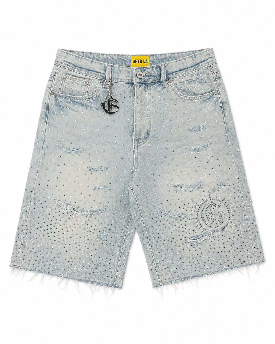 GFTD Revolt Blue Wash Short