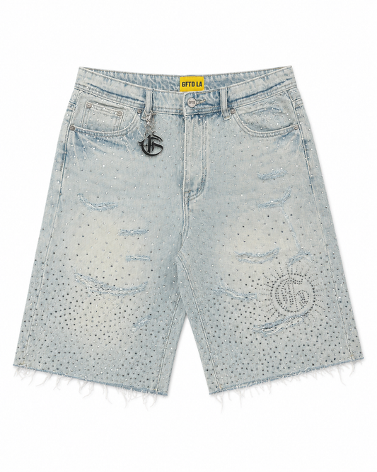 GFTD Revolt Blue Wash Short