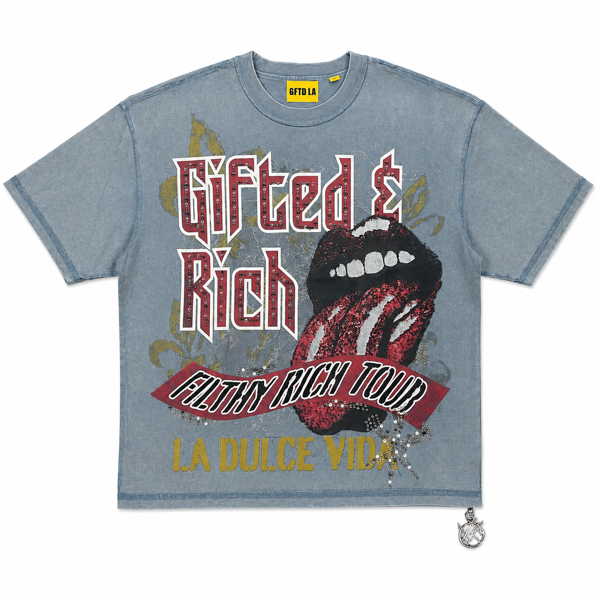 GFTD LA GFTD And Rich Blue Tee