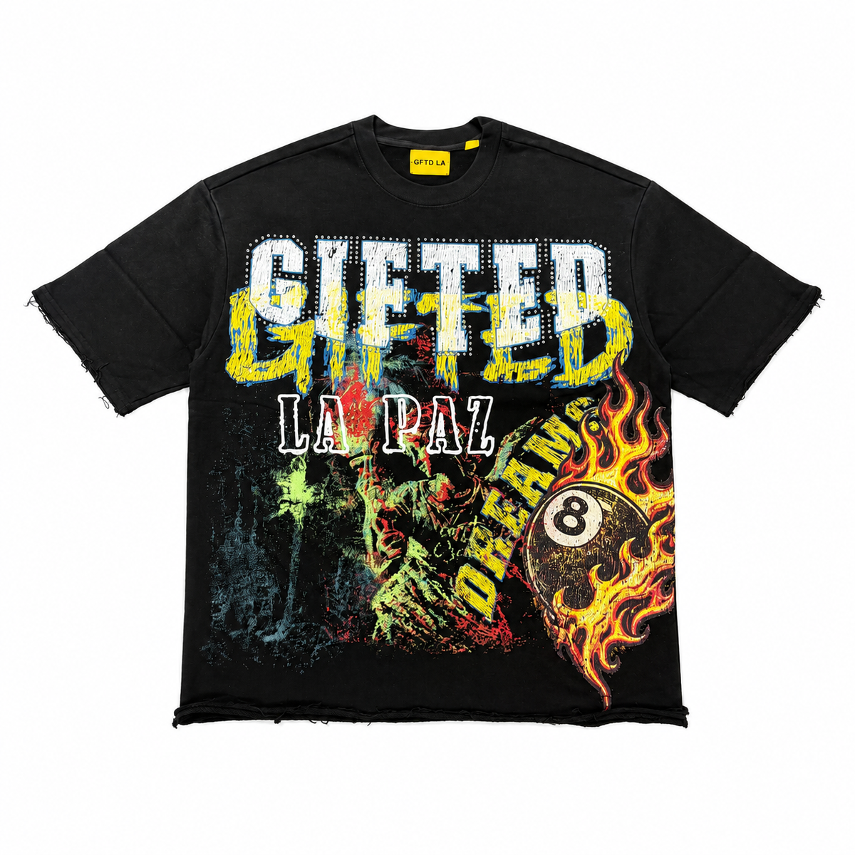 GFTD GIFTED DREAMS FRENCH TERRY T BLK