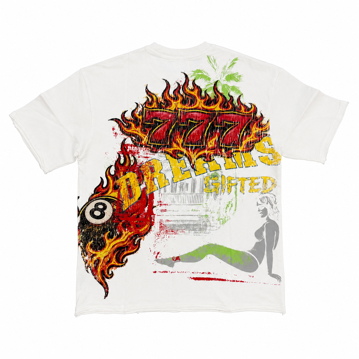 GFTD GIFTED DREAMS FRENCH TERRY T WHT