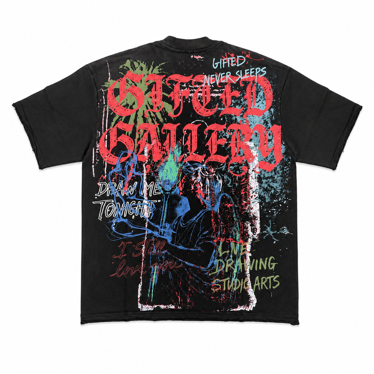 GFTD GALLERY FRENCH TERRY T BLK