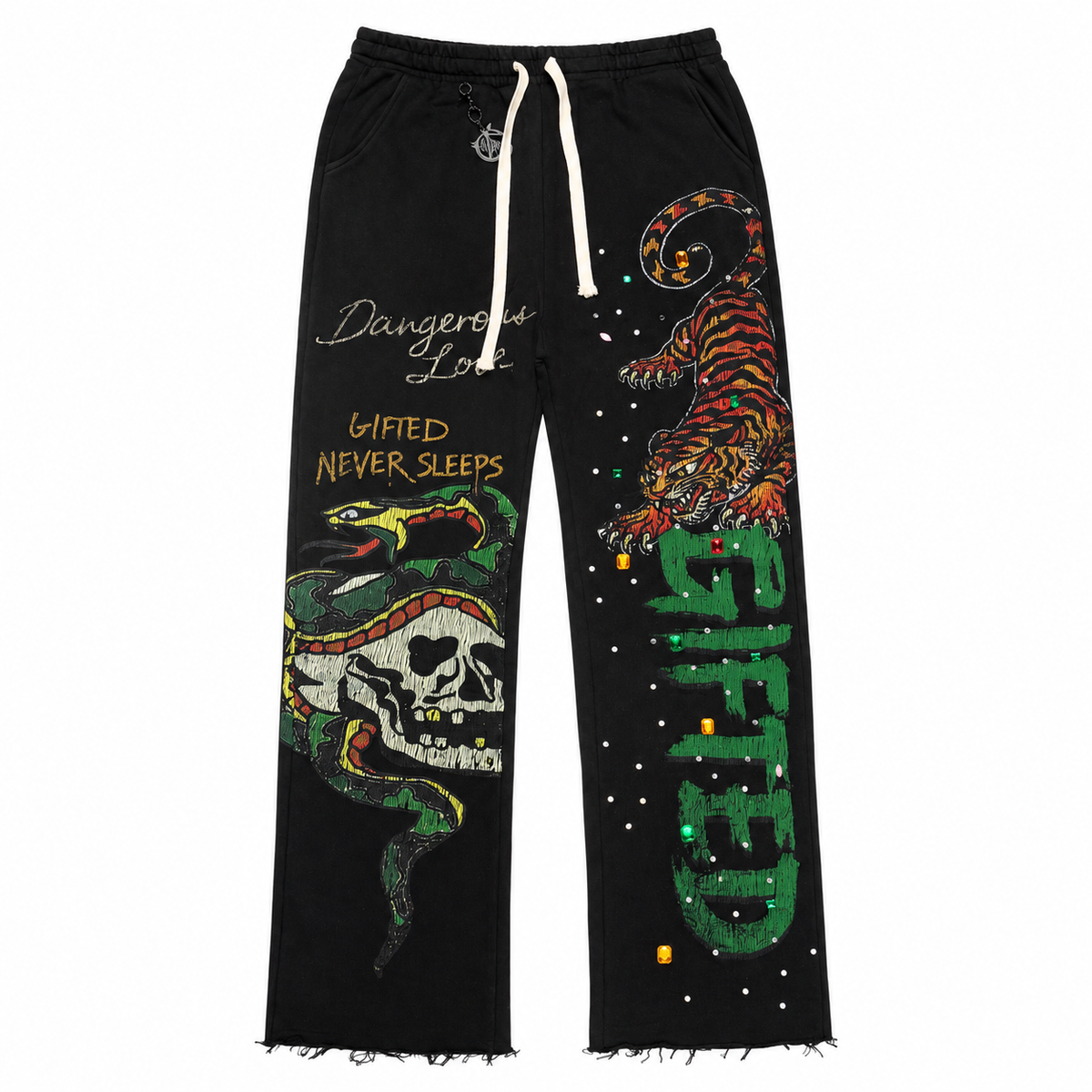 GFTD DANGEROUS LOVE PANTS BLK