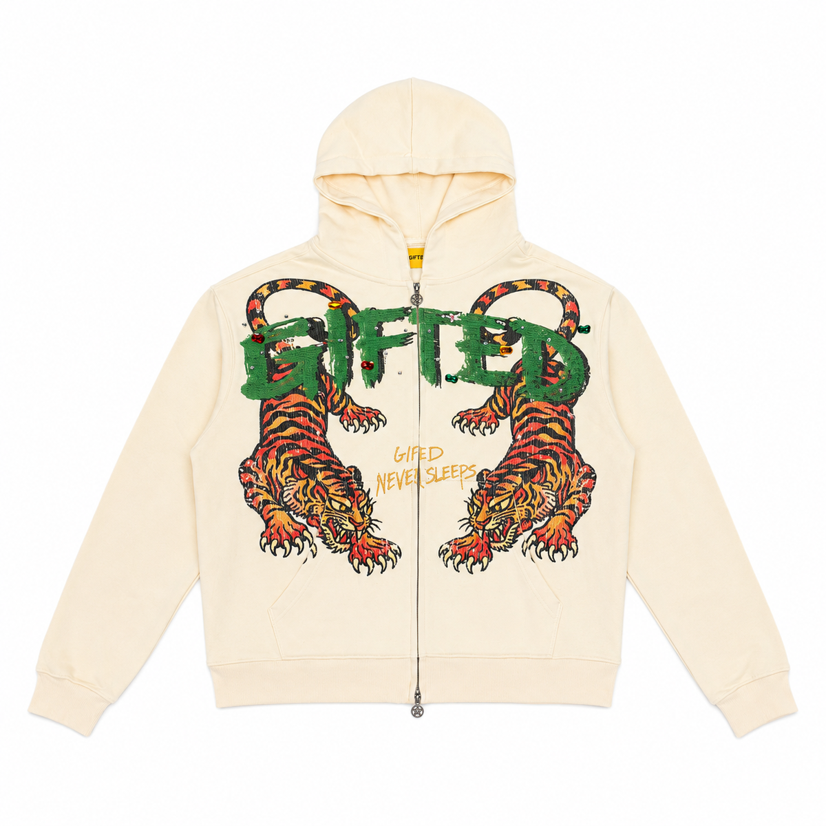 GFTD DANGEROUS LOVE HOODIE CREAM