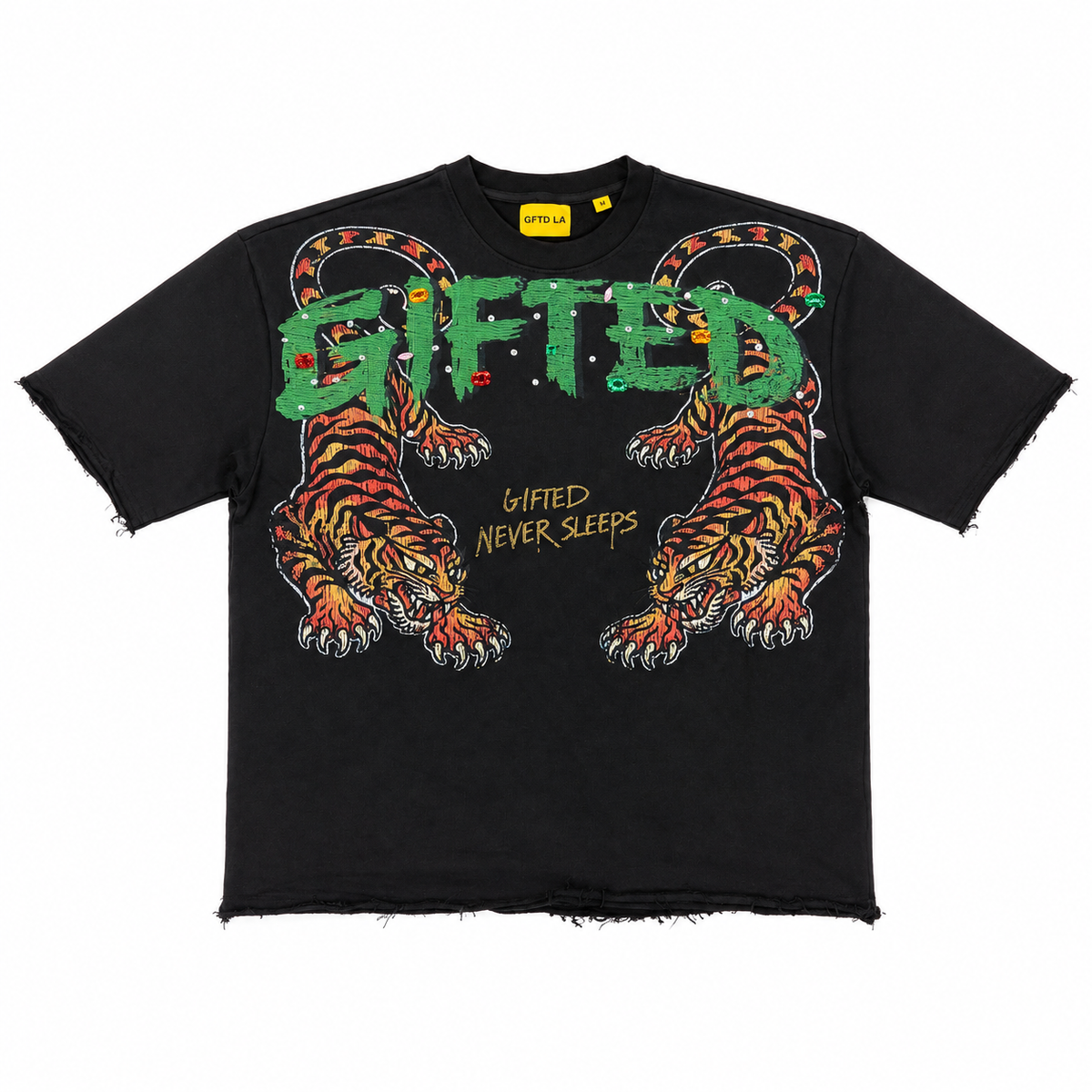 GFTD DANGEROUS LOVE FRENCH TERRY T BLK