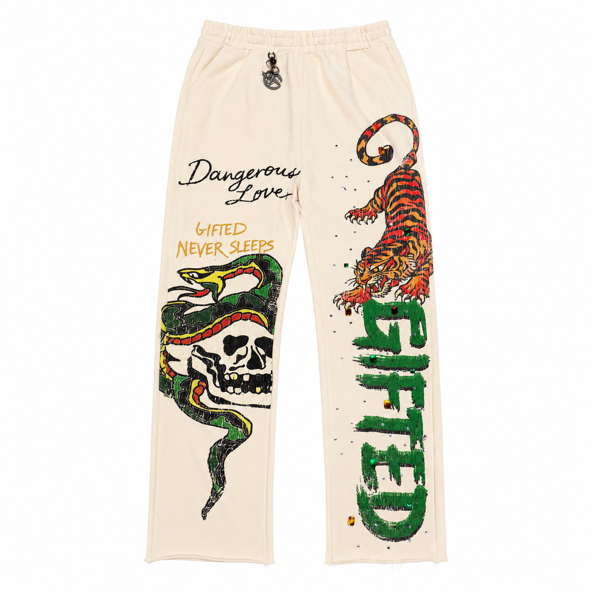 GFTD DANGEROUS LOVE PANTS CREAM