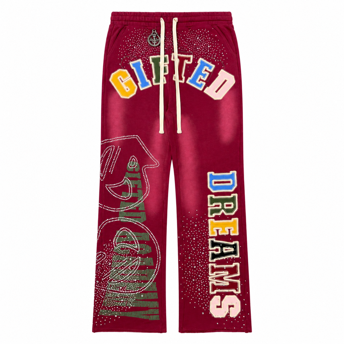 GFTD GIFTED ACADEMY PANTS RED