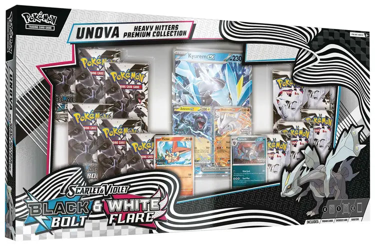 Pokemon Blackm Bolt White Flare Unova Heavy Hitter Box