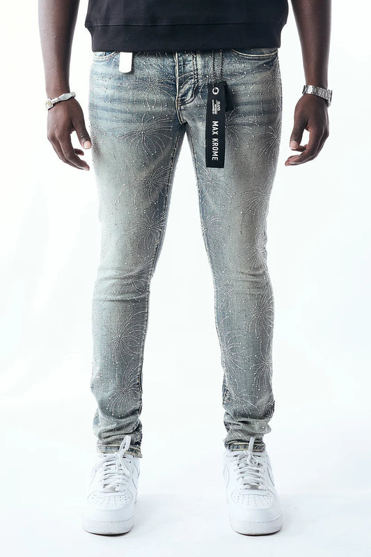 Max Khrome 3034 Medium Blue Skinny