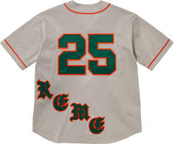 Supreme Old English Baseball Jersey