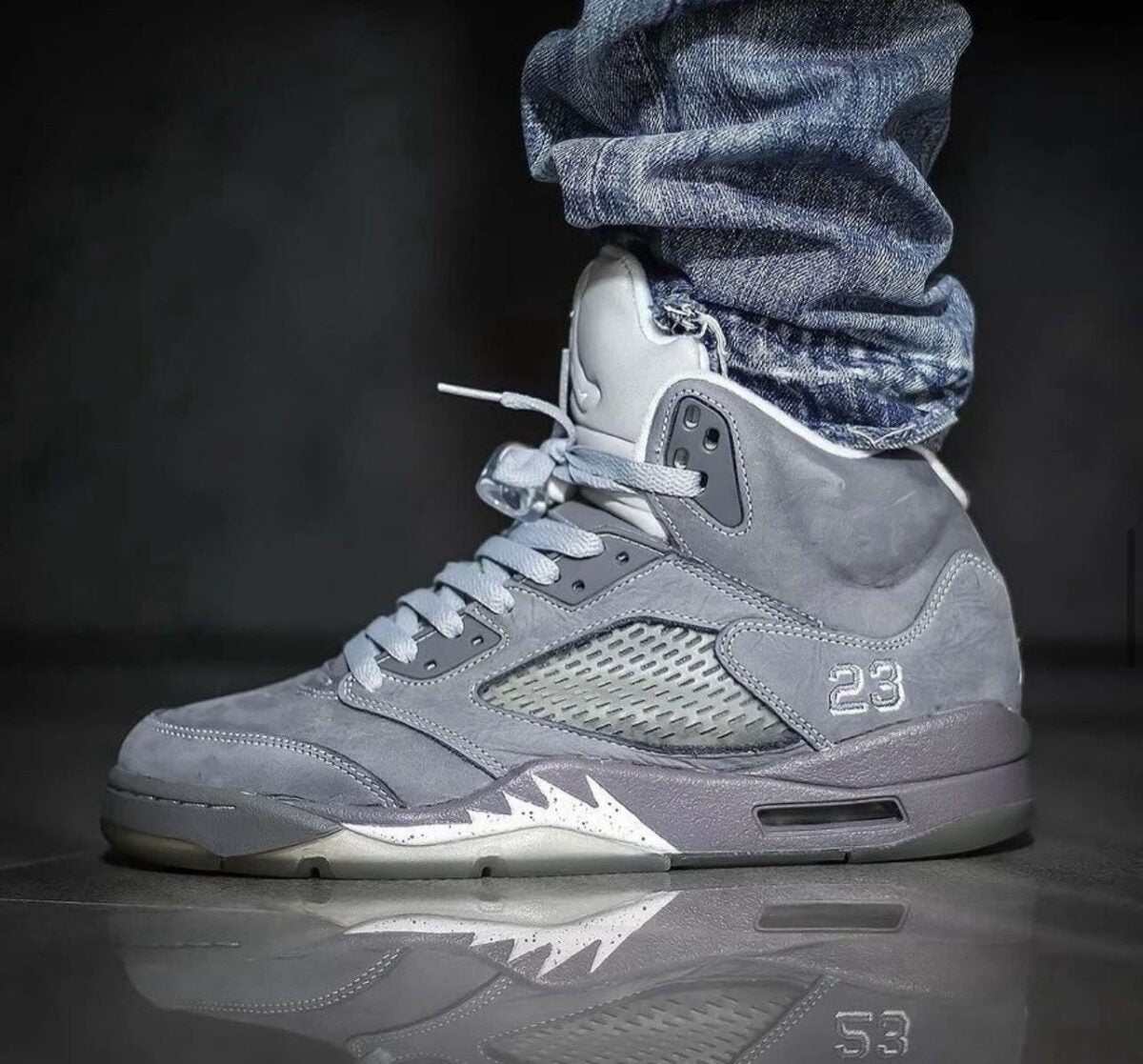 Jordan 5 Wolf Gray