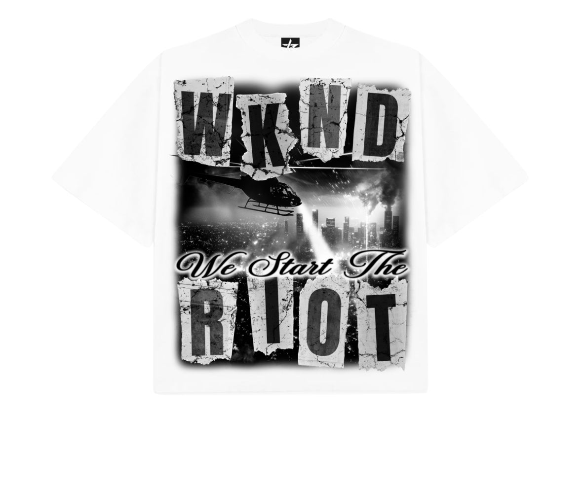WKND RIOT We Start The Riot Tee