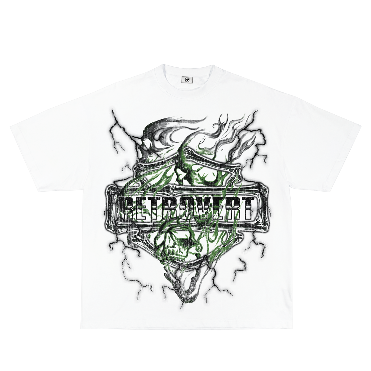 Retrovert "Green Skull" Tee