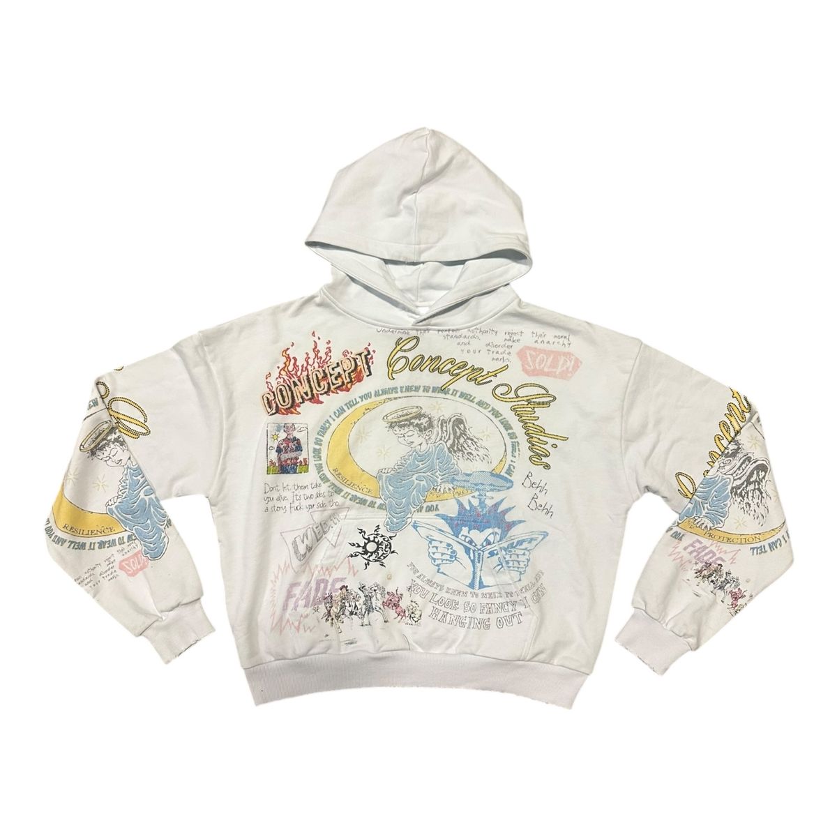 Concept "Studio" White Hoody