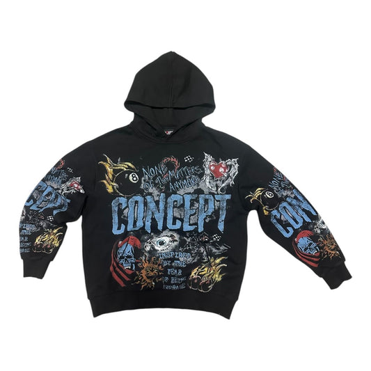 Concept "Graffiti" Black Hoody