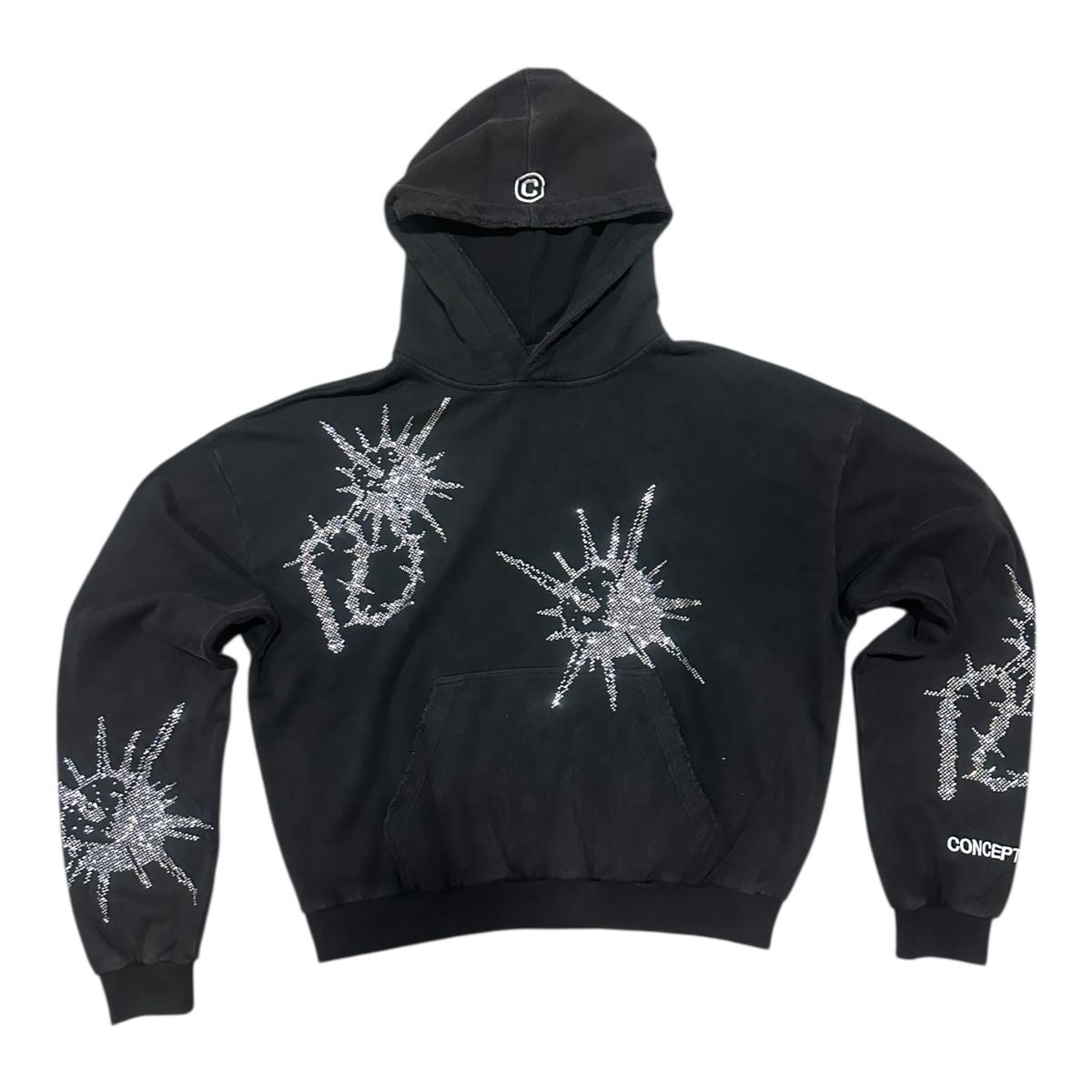 Concept "Flail" Black Washed Hoody
